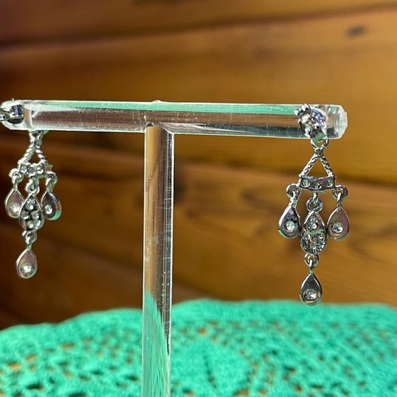 925 Silver Dangling Earrings - Picture 8 of 8